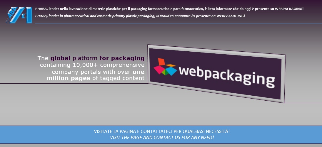 PHABA is on WEBPACKAGING