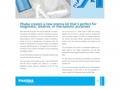 Phaba on the magazine “Pharma” by Webpackaging