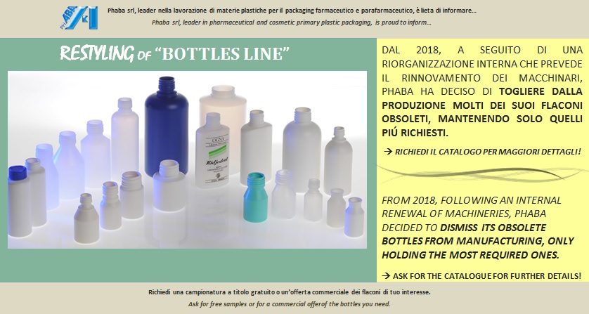 Restyling “Bottle” line