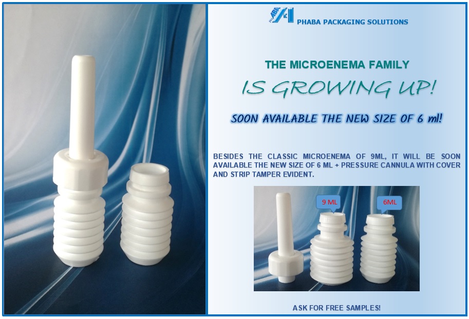 Micro enema: new size 6 ml!