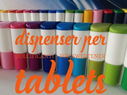 Dispenser for sweetener tablets